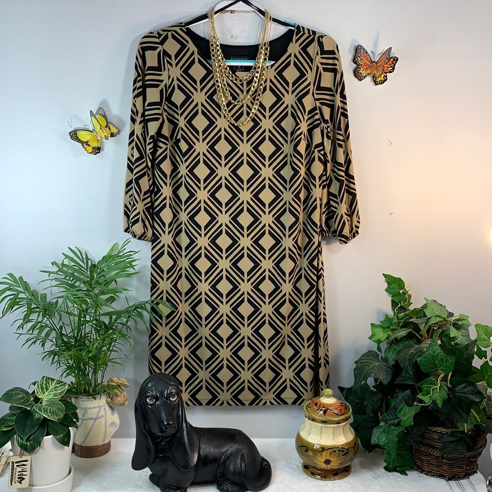 🔸◾️GEOMETRIC DESIGN DRESS by🔸◾️ENFOCUS STUDIO